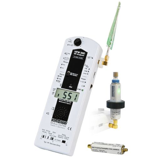 Appareil de mesure de champ électromagnétique - HFW59D plus - GIGAHERTZ SOLUTIONS - numérique / pour bâtiment / portable