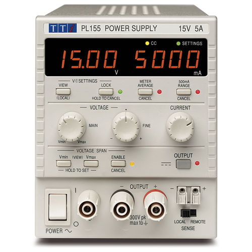 Alimentation électrique rackable - PL Series - TTI - de table / AC/DC / à sortie simple