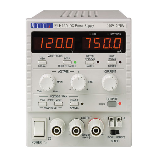 Alimentation électrique de table - PLH Series - TTI - AC/DC / à sortie simple / régulée