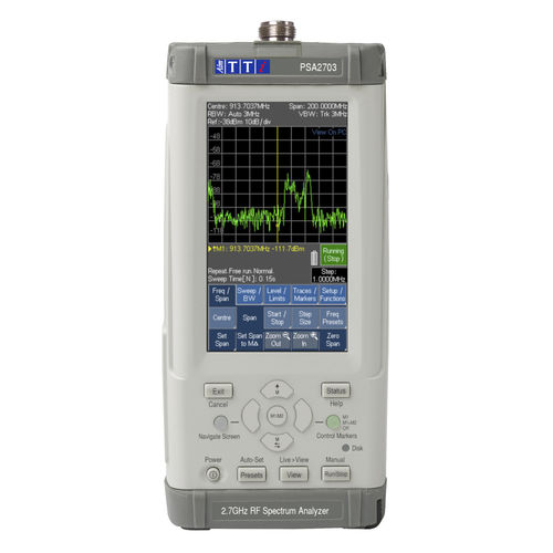 Analyseur de signal - PSA 3 Series  - TTI - de réseau de communication / audio / de spectre