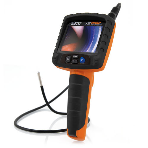 Boroscope portable - HTB500  - HT - étanche / à sonde interchangeable / affichage LCD