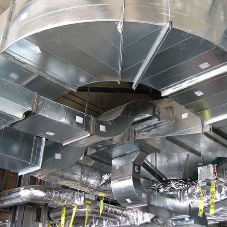Gaine de ventilation rigide - D.S.ENGINEERING - en acier galvanisé / en acier inoxydable