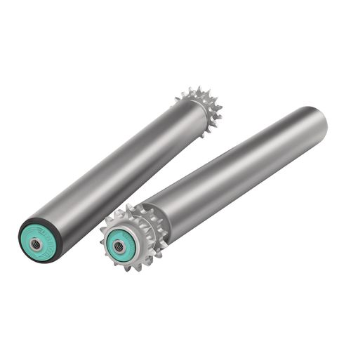 Rouleau de convoyeur commandé - 2411 - DAMON Industrial Europe Srl - à entraînement par chaîne / en polymère / en acier