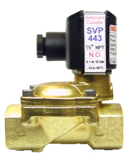 Électrovanne à commande assistée - SVPxxx, SVFxxx series - Indumart - 2 voies / NF / NO