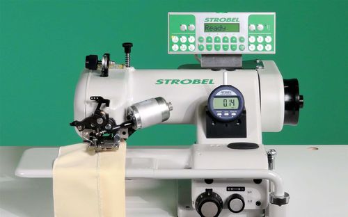 Machine à coudre point invisible - VEB100-2 - Strobel Spezialmaschinen GmbH - à une aiguille / à un fil / de tissus