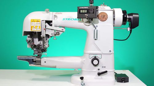 Machine à coudre à une aiguille - 328D - Strobel Spezialmaschinen GmbH - à 2 fils / de tissus / fixe