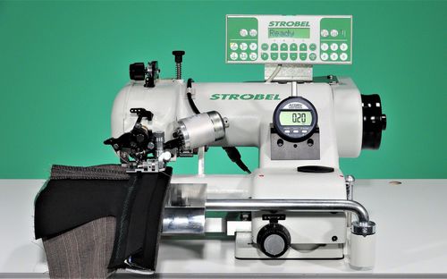 Machine à coudre point de chaînette - VEB100-3 - Strobel Spezialmaschinen GmbH - point invisible / à une aiguille / à un fil
