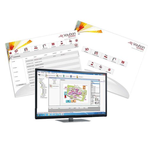 Logiciel de gestion de contrôle d'accès et de sécurité - VISOR LIGHT - Vauban Systems - de supervision