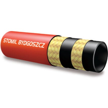 Tuyau flexible hydraulique - 2 SN MSHA EN 853 Red - Stomil Bydgoszcz - pour l'eau / pour air comprimé / en caoutchouc synthétique