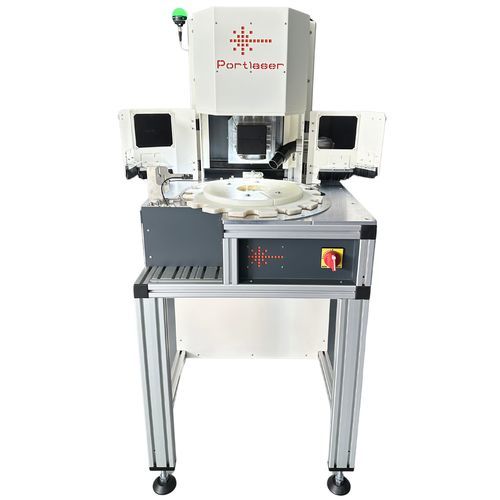 Station de marquage laser CO2 - CMARK INDEX - PORTLASER TECHNOLOGY, LDA - pour matières plastiques / pour le bois / compacte