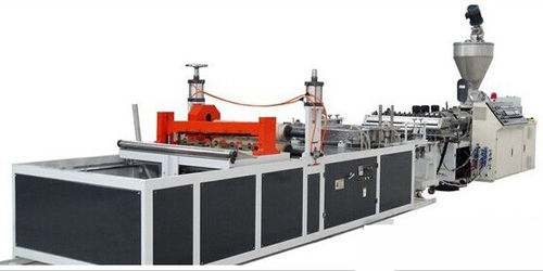 Ligne d'extrusion monocouche - SKY WIN Technology Co., Ltd. - de plaques / pour PVC / de plaque ondulée