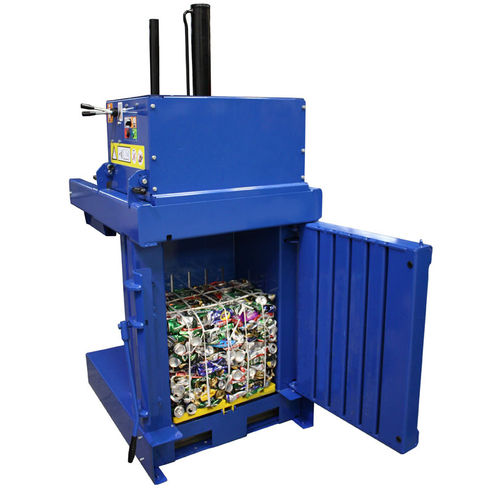 Presse à balles de canettes - BTS-MF60hd - Beckmann Technik & Service KG - verticale / à chargement frontal