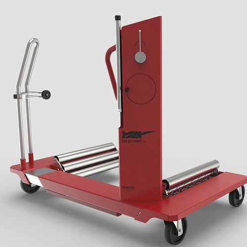 Chariot pour pneus - SR 1500NT - Cattini Oleopneumatica - pour charges lourdes / à roulettes / à rouleaux cylindriques