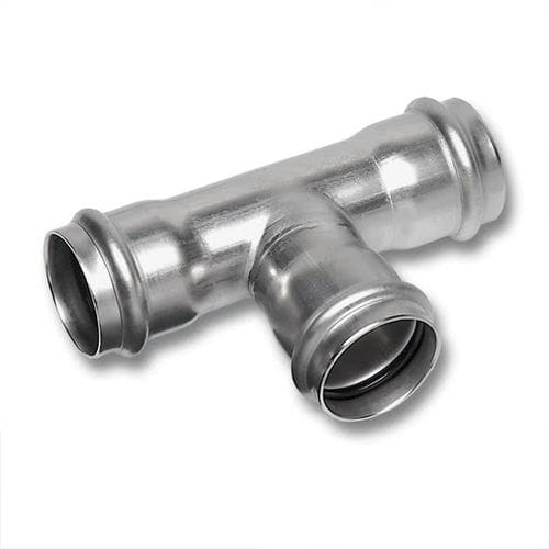 Raccord hydraulique - 91130  - SANHA GmbH & Co. KG - pneumatique / à sertir / en T