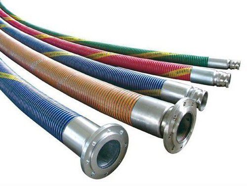 Tuyau flexible pour produits chimiques - ABC COMPO - ABC FLEX - en acier galvanisé / en polypropylène / renforcé