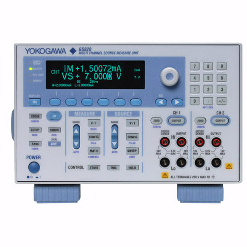 Unité de source et de mesure multivoie - GS820 - YOKOGAWA Europe - USB / à sortie analogique