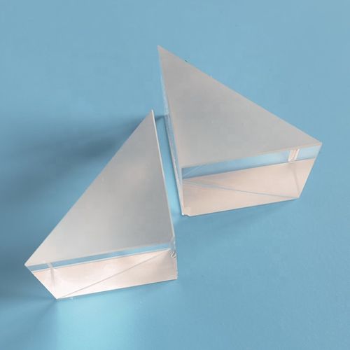 Verre Optique à Angle Droit K9, Prisme Isocèle Triangulaire