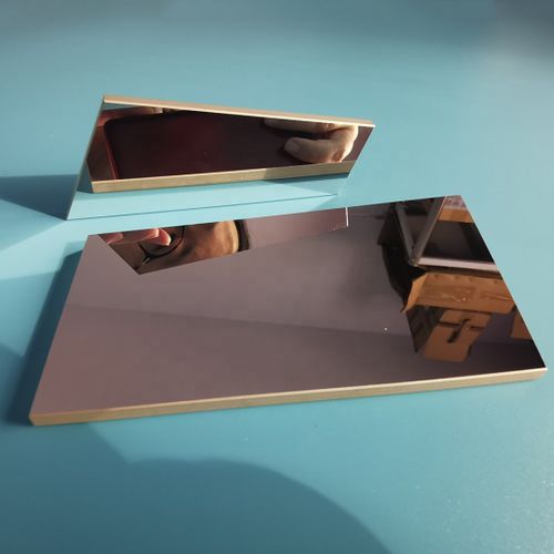Miroir rond - Changchun Yutai Optics Co., Ltd. - carré / plan / verre