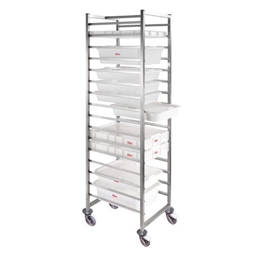 Chariot en acier inoxydable - G194595 - GILAC PROFESIONNEL - à étagères