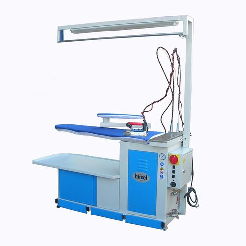 Table de repassage étroite - HSL-KBBJ-02 - hasel ironing equipment - universelle / aspirant et soufflant / avec générateur de vapeur