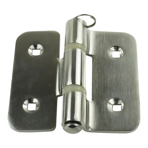 Charnière plate - HIN300 - Vital Parts ltd - en acier inoxydable / à visser / polie
