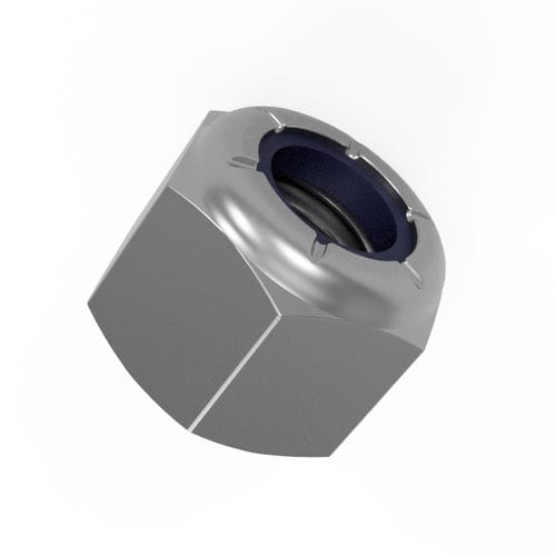 Écrou hexagonal - LN982-M series - Vital Parts ltd - à collerette / en acier inox / en nylon
