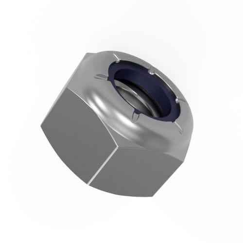 Écrou hexagonal - LN985-M series - Vital Parts ltd - à collerette / en acier inox / en nylon