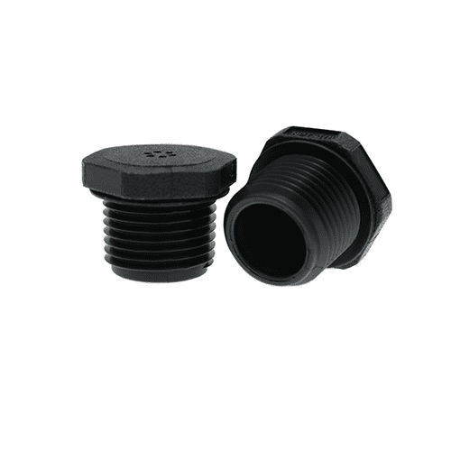 Bouchon hexagonal - VENT092	 - Vital Parts ltd - fileté / en nylon / d'évent