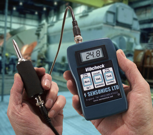 Vibromètre portable - Vibcheck - SENSONICS LTD - pour la surveillance d'état de machine / pour turbine / de poche
