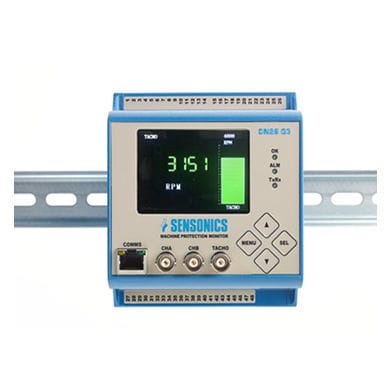 Moniteur de sécurité pour la vitesse - DN26 G3 - SENSONICS LTD - sur rail DIN
