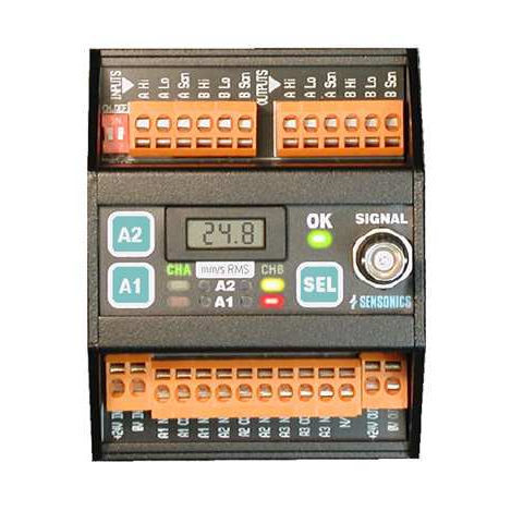 Appareil de surveillance de vibration - DN2601 - SENSONICS LTD - pour roulement / sur rail DIN / 2 canaux