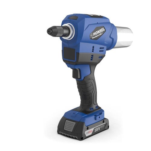 Riveteuse brushless - eBZ 1 - HONSEL-Group - sur batterie / pour rivets aveugles / avec chargeur de batterie