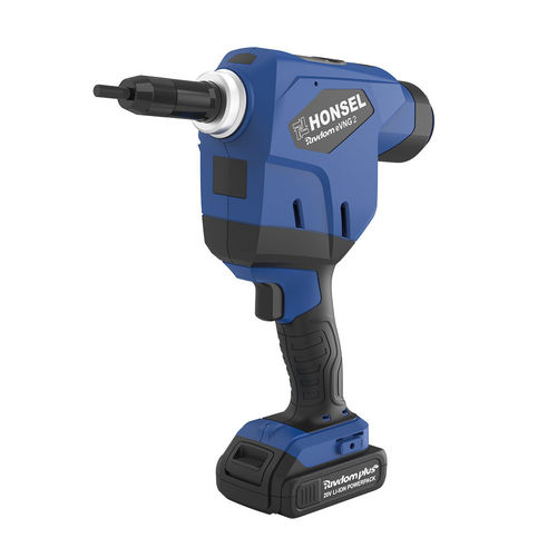 Outil de rivetage sur batterie - Rivdom eVNG 2 - HONSEL-Group - pour rivets aveugles / pour rivets en chargeur / pour rivets en plastique