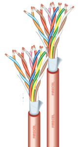 Câble optique ignifugé - FIRECEL SR 225H - Cavicel - de données / d'alarme