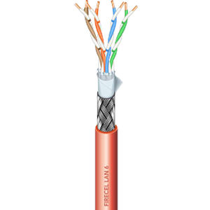Câble optique ignifugé - SF/UTP FRNC-LSZH - Cavicel - de données / d'alarme / catégorie 6