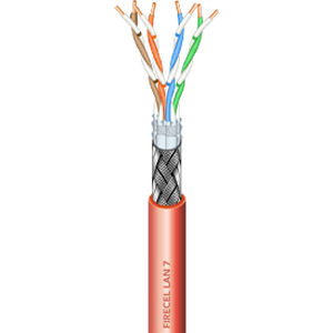 Câble optique ignifugé - S/FTP FRNC-LSZH - Cavicel - de données / d'alarme / catégorie 7