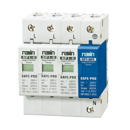 Parafoudre contre les surtensions - SP1-NPE - Radin Electric Technology Co., lTD - à décharge de gaz / 2 pôles / 3 pôles