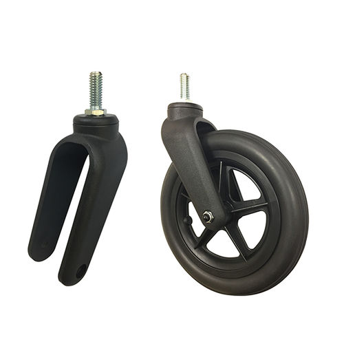 Support pour roulette - Fork-84-8inch - Natural Technology Co., LTD. - en matière plastique / fixe