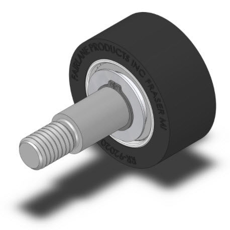 Galet de guidage - BR-92020 series - Fairlane Products - en acier / en néoprène / à roulement à billes