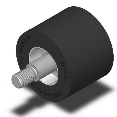 Galet de guidage - BR-502 series - Fairlane Products - en acier / en néoprène / à roulement à billes