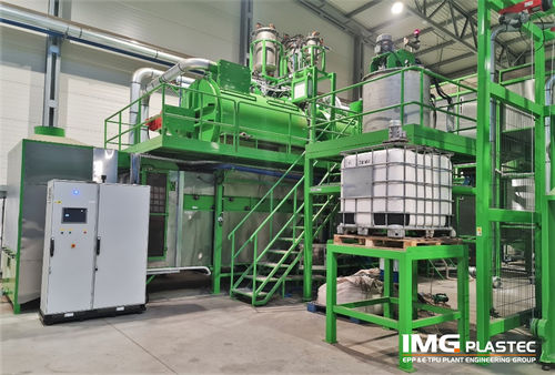 Ligne de production de panneaux d'isolation - imgNF - IMG Plastec Co. Ltd. - de panneau sandwich en PSE / pour chantier de construction