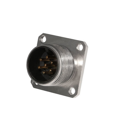 Connecteur à montage sur panneau - 15MP7000 - H.T.P. - d'alimentation électrique / DIN / circulaire
