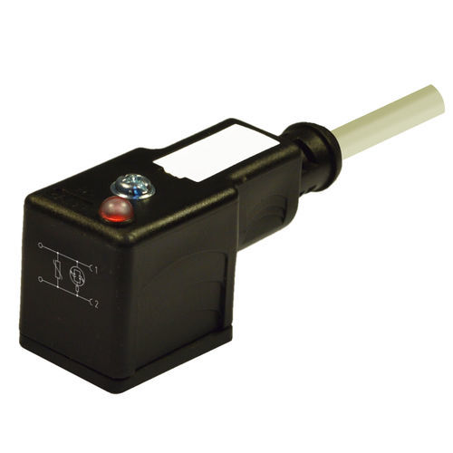 Connecteur pour électrovanne - CM2N02VL1A033 - H.T.P. - d'alimentation électrique / AC/DC / 2 pôles