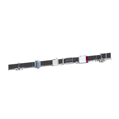 Ligne de production de vitrage isolant - LiSEC - d'intercalaires en aluminium / automatique
