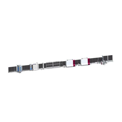 Ligne de production de vitrage isolant - LiSEC - d'intercalaires en aluminium / automatique / double