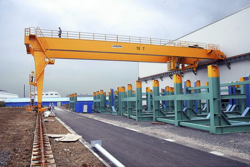 Semi-portique sur rail - T0002 - Eurocrane(China)Co.,Ltd - pour atelier / bipoutre
