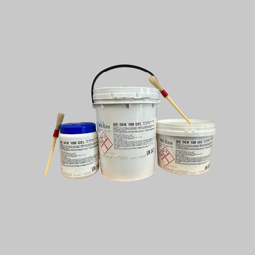 Gel pour acier inoxydable - WE DEK 100 GEL - WE KEM snc - décapant