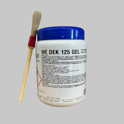 Gel de soudage - WE DEK 125 GEL - WE KEM snc - pour acier inoxydable / décapant