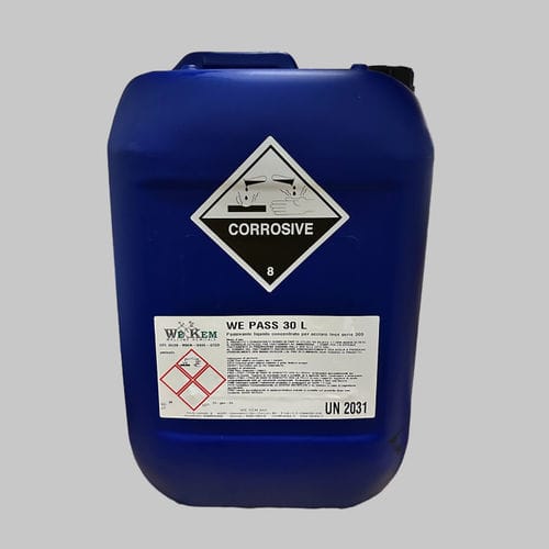 Passivation de l'acier inoxydable - WE PASS 30 L - WE KEM snc - pour la chimie / pour la pétrochimie / industriel