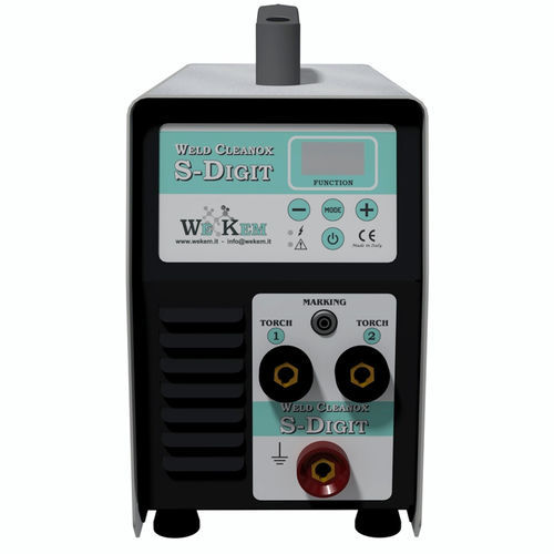 Machine de décapage de soudures pour polissage - WELD CLEANOX S-DIGIT - WE KEM snc - électrolytique / TIG / MIG